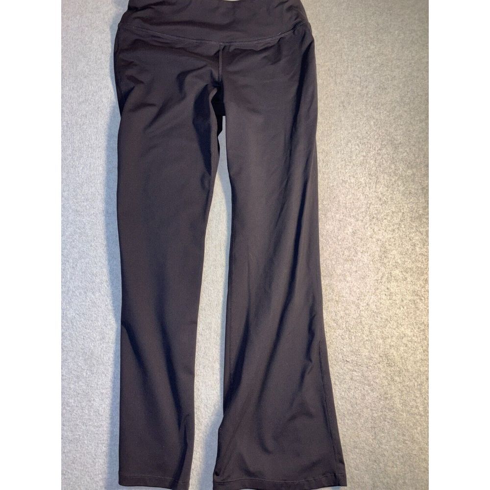 Yogipace Activewear Legging Womens Medium Black Nylon Elastic Waist Straight Leg